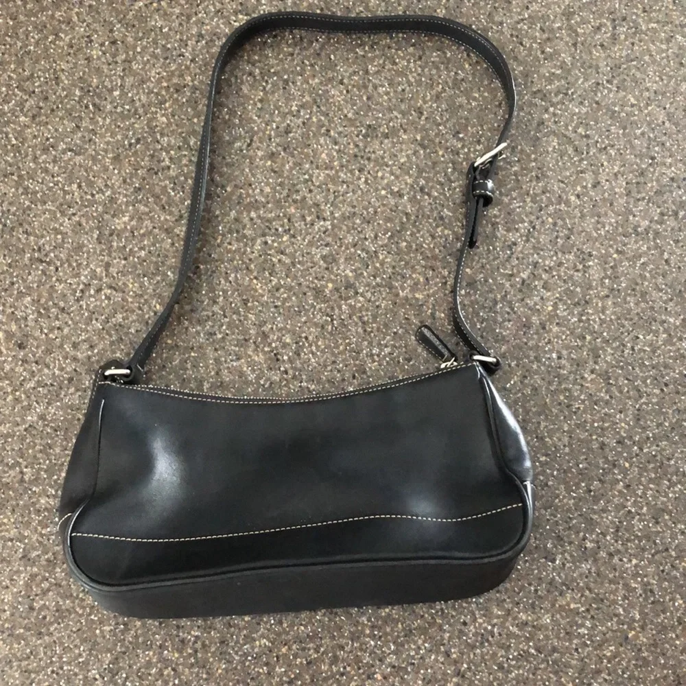 Small hobo vintage black bag - Picture 3 of 9